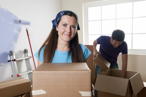 Local removals team planning a Kensington property move
