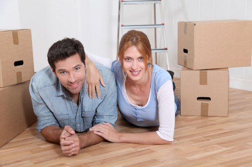 Packing and furniture preparation for a Kensington home move