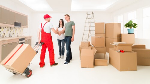 Bulky furniture collection in a Kensington residential property