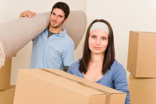 Careful packing and furniture protection for a flat move in Kensington