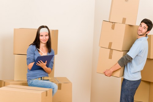 Preparation and unloading support for a Kensington removal